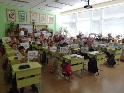 Второкласници от СУ „Димитър Благоев“ се включиха в глобалната инициатива  на УНИЦЕФ и партньори  „Най-големият урок в света“