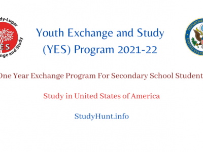 Удължава се срокът за кандидатстване по програма за ученици Youth Exchange and Study – YES 2021-2022