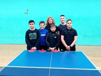 Блестящо представяне за отборите на СУ „Николай Катранов“ в Общински ученически игри по тенис на маса 5-ти – 7-ми клас